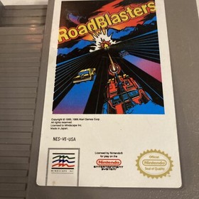 RoadBlasters - ORIGINAL Nintendo NES Game Cartridge And Dust Protector