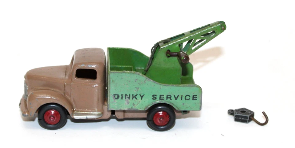 Dinky 25X Commer Wrecker Breakdown 卡车 棕色/绿色 1950 状况极佳 — 第 2/4 张图片