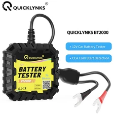 QUICKLYNKS BT2000 12V Car Battery Tester Battery Health Mornitor Bluetooth 