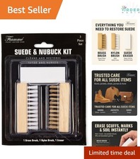 Suede Nubuck Cleaning Kit Brush Eraser For Shoes Jackets Boots Handbags
