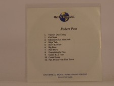 ROBERT POST ROBERT POST (94) 11 Track Promo CD Album including White Sleeve UNIV
