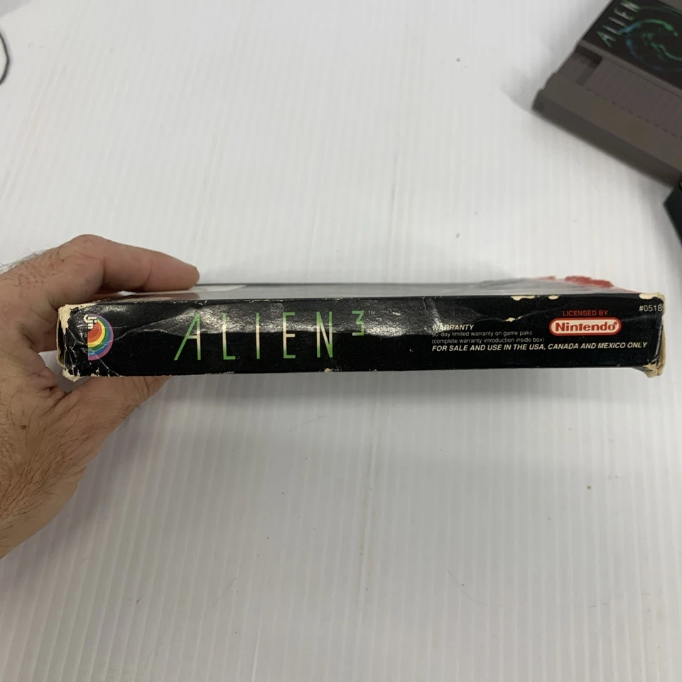 Juego Alien 3 Nintendo Nes Con Caja Auténtico NES Foto 4 de 4