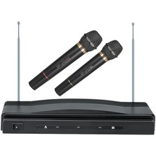 Professional Dual Wireless Microphone System
