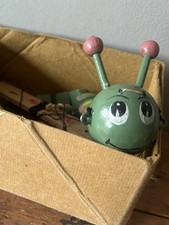 Lovely Early Vintage Old Pelham Puppet Wooden Caterpillar Correct Box