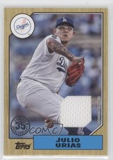 2022 Topps Series 1 1987 Topps Baseball Relics Julio Urias #87R-JU r0j
