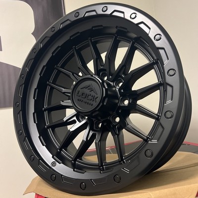 (4) 20X10LOCK OFF-ROAD KRAWLER MATTE BLACK(8X170-18MM) FORD SUPER DUTY F250 F350