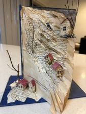 Art Sculpture: “Buried In The Binding” - Book Art, Library Decor, Bookshelf