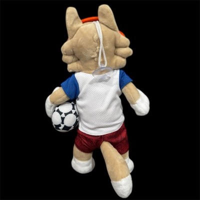 2018 FIFA World Cup Russia Plush Zabivalka 10”Wolf Soccer Mascot