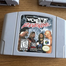 Nintendo 64 WWF/WCW/ECW Wrestling Wrestlemania Video Game Lot of 5 N64 Tested!