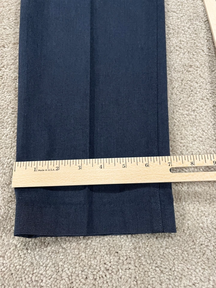 Брюки мужские Bonobos 32x32 синие приталенные платье брюки брюки плоский перед - Изображение 4 из 4