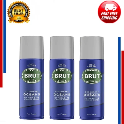Brut Oceans Deodorant Body Spray 200ml Men's Fragrance Fresh Scent