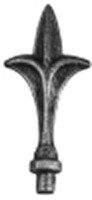 Zaunspitze | HöHe: 125 Mm | Material: Ø 12 Mm | Stahl S235JR, Roh