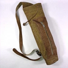 Vintage Quiver Brown Floral Design Large w/ Adjustable Strap 17"