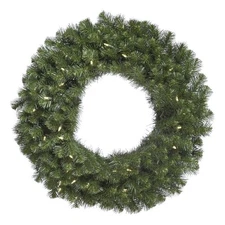 Vickerman 72" Douglas Fir LED Lights Artificial Christmas Wreath in Green