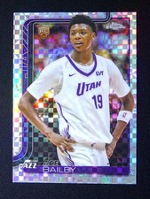 2025-26 Topps Chrome Ace Bailey #255 RC Rookie X-Fractor Refractor