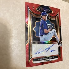 Christian Oppor ● 2025 Select Autograph #SS-CO ● Red Prizm /99 ● Pack Fresh NM+