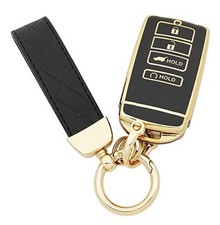 TPU Protective Key Fob Cover Case Compatible with Acura RLX RDX MDX ILX Black