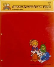 RARE Rainbow Brite VINTAGE Sticker Album Sheets NIP SEALED W/mystery Stickers!
