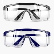 Safety Glasses Clear Anti-Fog  Anti-Scratch Work Lab Goggles Eye Protection