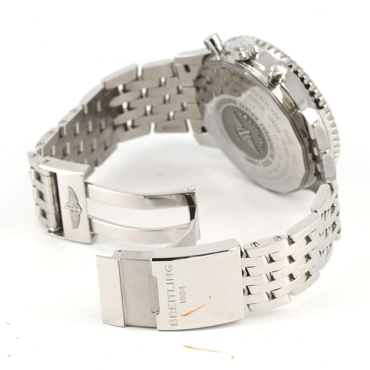 Authentic Breitling Navitimer Chronograph GMT46 A… - image 7