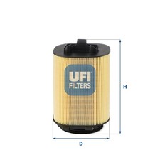 UFI Luftfilter 27.A92.00 für INFINITI MERCEDES-BENZ UFI Luftfilter 27.A92.00 für INFINITI MERCEDES-BENZ