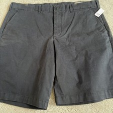 NWT - GAP Men  s Flat Front Chino Shorts Gapflex Stretch Twill 10" Black