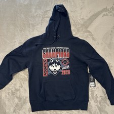 UConn Huskies '47 2023 NCAA Basketball National Champions Mascot Hoodie - Navy