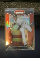 2019 Panini Prizm Draft Picks - T.J. Sikkema #67 Orange Prizm (RC)
