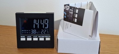 Digitaler Wecker/Thermometer/Feuchtemessgerät - Ton aktiviert