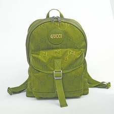 Gucci Off The Grid GG Econyl Nylon Canvas Leather Backpack Green 644992 520981
