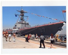 2005 US Navy Destroyer DDG-97 USS Halsey Commissioning San Diego Orig. Photo