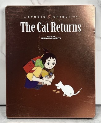 The Cat Returns Steelbook Case Edition Blu-Ray DVD Anime Studio Ghibli