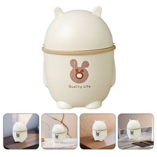 Waste Basket with Lid Wastebaskets Bathroom Garbage Can Automatic Trash