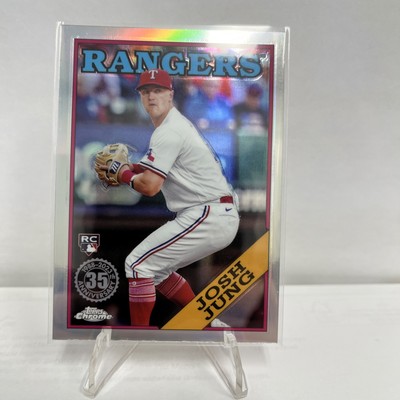 2023 Topps Chrome Josh Jung (RC) 1988 Topps Baseball Texas Rangers #88CU-16