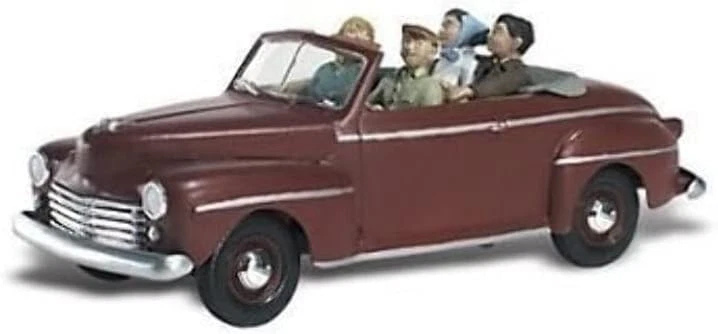 Sunday Drive 1940 年代福特可转换带数字 N 比例林地 — 第 2/2 张图片