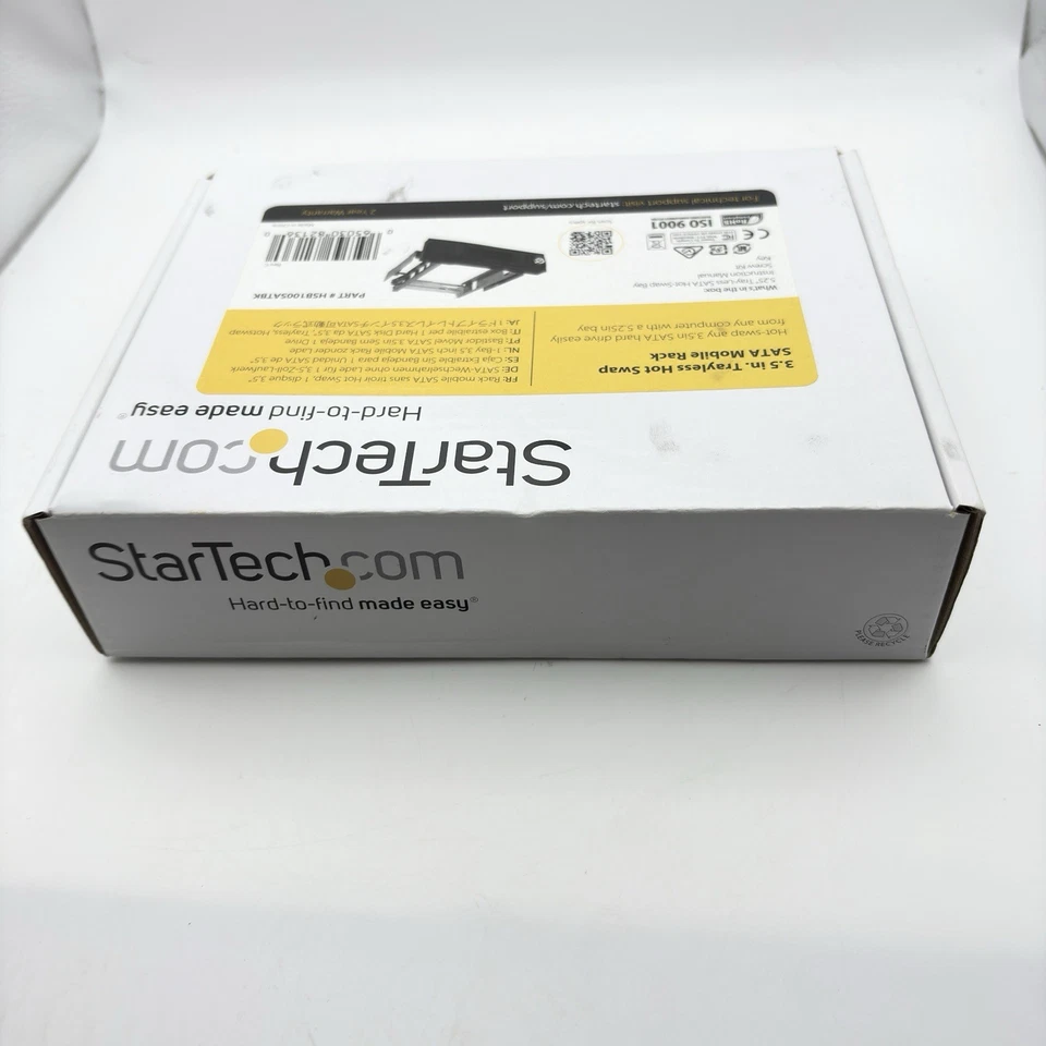 StarTech 5.25in Trayless Hot Swap Mobile Rack for 3.5in Hard Drive - Image 4 of 4