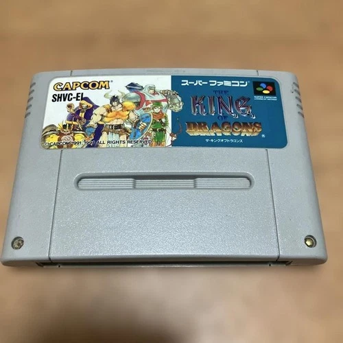 The King of Dragons Super Famicom Cartridge Only JP Used Tested Capcom Nintendo