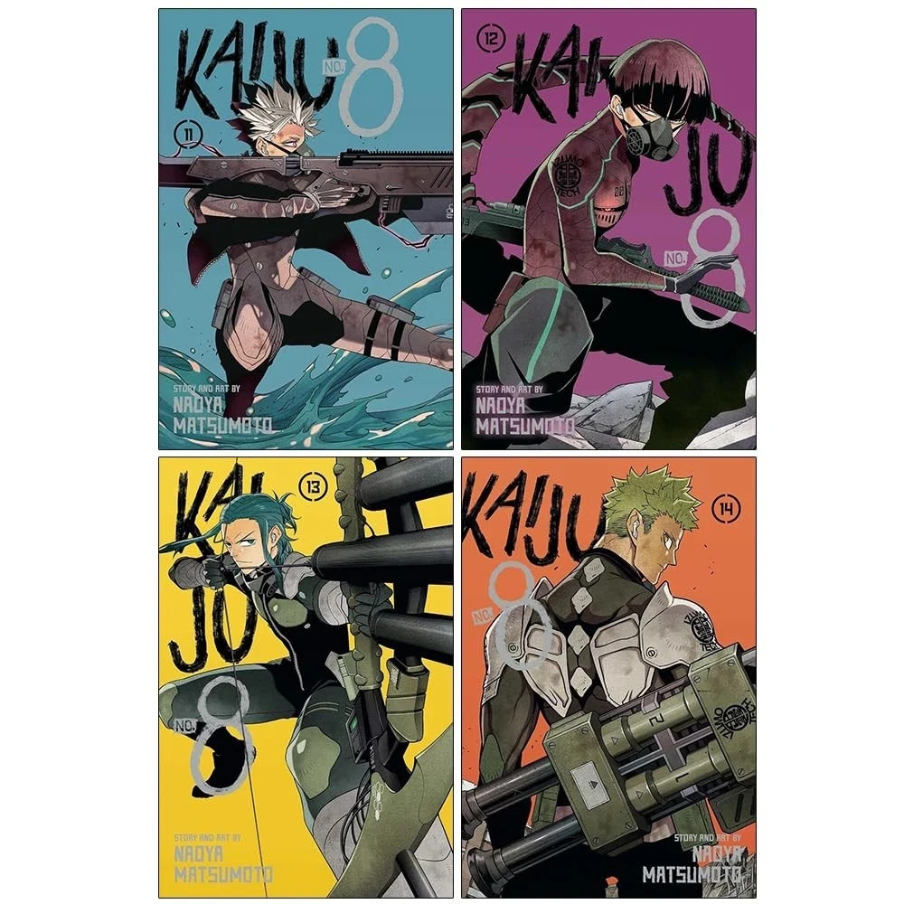 Kaiju No. 8 Volume 11-14 By Naoya Matsumoto 4 Books Collection Set Paperback NEW