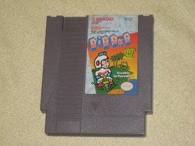 Ghostbusters & Dig Dug II for NES .Authentic. Cleaned/Tested Nintendo.