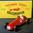 "MATCHBOX" SERIES No. 52 NIB A MOKO LESNEY PRODUCT RED 1993 RACE MINI CAR