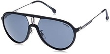 CARRERA PILOT SUNGLASSES MATTE BLACK FRAME GRAY LENSES, 59-16-135 - BLACK/GRAY