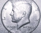 1985-D Kennedy Half Dollar — photo from another recent sale