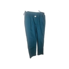 Collections Etc Blue Scrub Pants Workwear Womens Pullon Medical Size Large