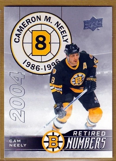 2023-24 Upper Deck Boston Bruins Centennial #108 Cam Neely RETIRED NUMBERS