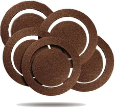 Rockwell 5-inch 120 grit Sanding discs 5 pk for RK4245K & RK4247K (RW9215)
