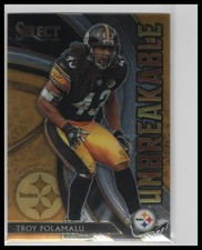 2020 Panini Select Troy Polamalu Unbreakable #U21 Pittsburgh Steelers