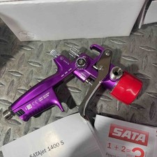 Satajet 1400 S Rp Hvlp Spray Gun Set W Manual Gravity-feed Cup 400cc Wg-042u Satajet 1400 S Rp Hvlp Spray Gun Set W Manual Gravity-feed Cup 400cc Wg-042u