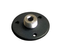 PROCRAFT MMF-B Surface Mount Flange for Microphone w/ Male Threads - Black