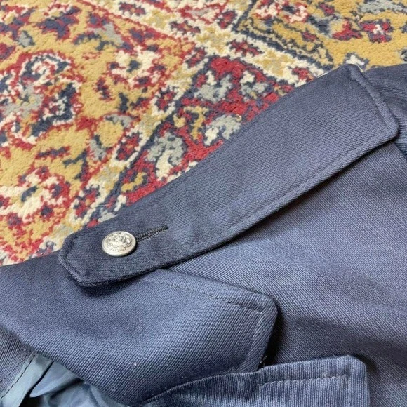 VTG 70s Horace Small military style rayon blend gabardine zip pacer work jacket - Image 4 of 4