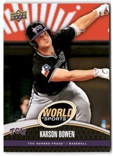 2025 Upper Deck World of Sports Volume 1 #205 Karson Bowen